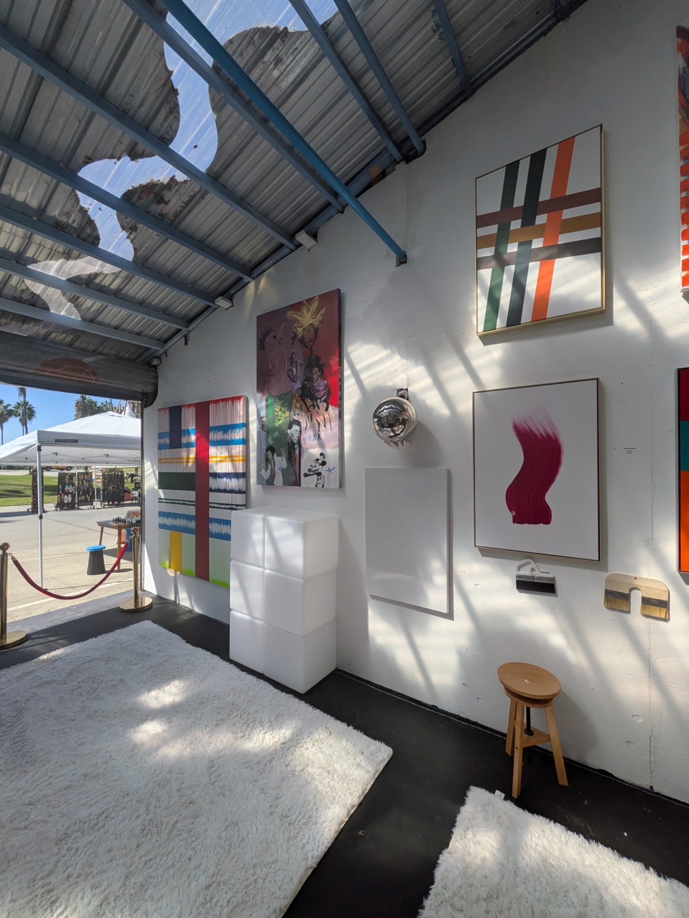 The Abstract Wall — Stripes, color fields and skylight shadows